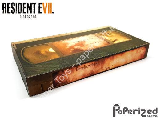 Mô hình giấy Resident Evil 7: VHS Tape Box Paperized - ảnh 3 - đồ chơi giấy thủ công PaperCraft VN