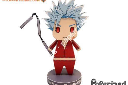 Mô hình giấy The Seven Deadly Sins: Ban Paperized - ảnh 2 - đồ chơi giấy thủ công PaperCraft VN