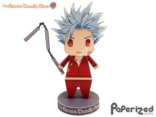 Mô hình giấy The Seven Deadly Sins: Ban Paperized - ảnh 2 - đồ chơi giấy thủ công PaperCraft VN