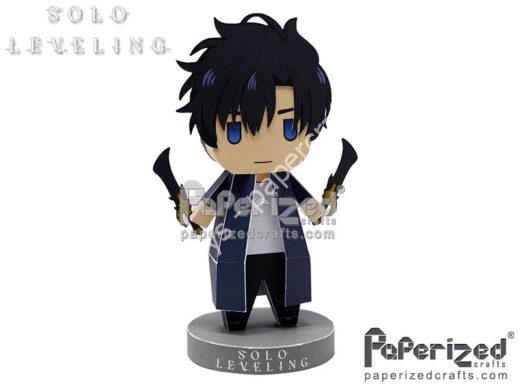 Mô hình giấy Solo Leveling: Sung Jinwoo Paperized - đồ chơi giấy thủ công PaperCraft VN