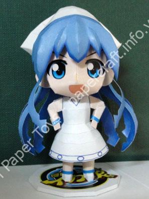 Mô hình giấy Squid Girl Paper Toy - ảnh 2 - đồ chơi giấy thủ công PaperCraft VN