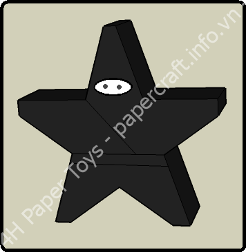 Mô hình giấy Toy No.6 – Ninja Star - đồ chơi giấy thủ công PaperCraft VN