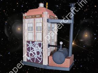 Mô hình giấy “Steampunk TARDIS” - đồ chơi giấy thủ công PaperCraft VN