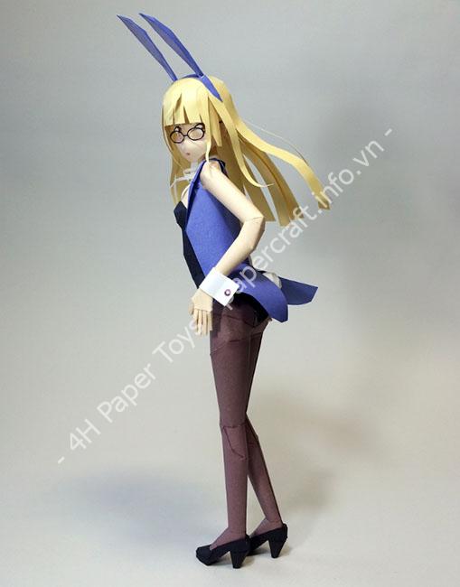 Mô hình giấy Strike Witches: Perrine H. Clostermann Paper Model - ảnh 2 - đồ chơi giấy thủ công PaperCraft VN