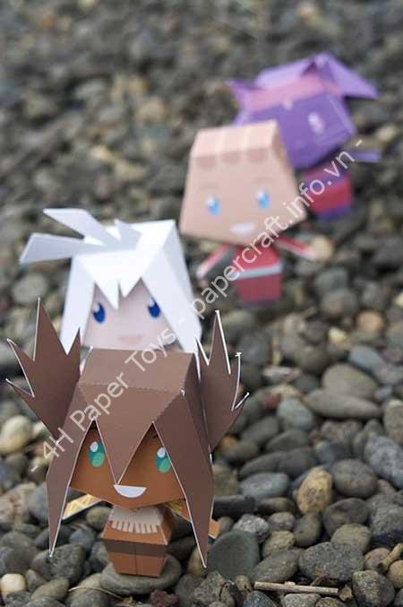Mô hình giấy Sweet and Sour Grapes Paper Toys - ảnh 2 - đồ chơi giấy thủ công PaperCraft VN