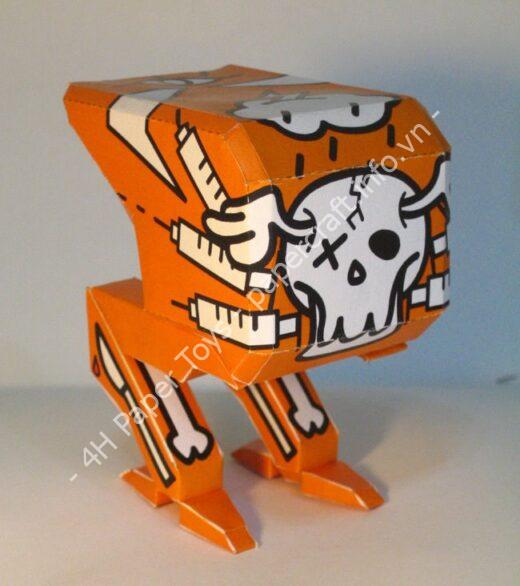 Mô hình giấy TGP Alpha - đồ chơi giấy thủ công PaperCraft VN