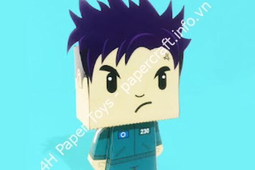Mô hình giấy Thanos Squid Game Papertoy - đồ chơi giấy thủ công PaperCraft VN