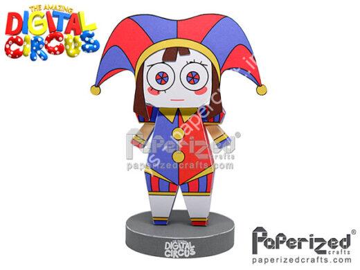 Mô hình giấy The Amazing Digital Circus: Pomni Paperized - đồ chơi giấy thủ công PaperCraft VN