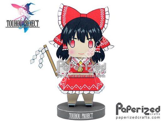 Mô hình giấy Touhou Project: Reimu Hakurei Paperized - ảnh 2 - đồ chơi giấy thủ công PaperCraft VN