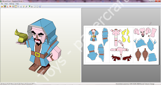 Mô hình giấy Wizard Clash of Clans ( COC ) - đồ chơi giấy thủ công PaperCraft VN