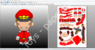 Mô hình giấy Bison Street Fighter Papercraft Template - đồ chơi giấy thủ công PaperCraft VN