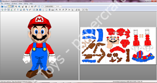 Mô hình giấy Mario Bros Papercraft Template - đồ chơi giấy thủ công PaperCraft VN