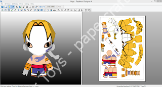 Mô hình giấy Vega Street Fighter Papercraft Template - đồ chơi giấy thủ công PaperCraft VN