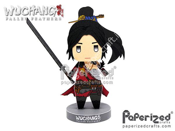 Wuchang: Fallen Feathers – Bai Ziyun Official Papercraft