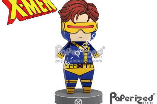 Mô hình giấy X-Men: Cyclops Paperized - đồ chơi giấy thủ công PaperCraft VN