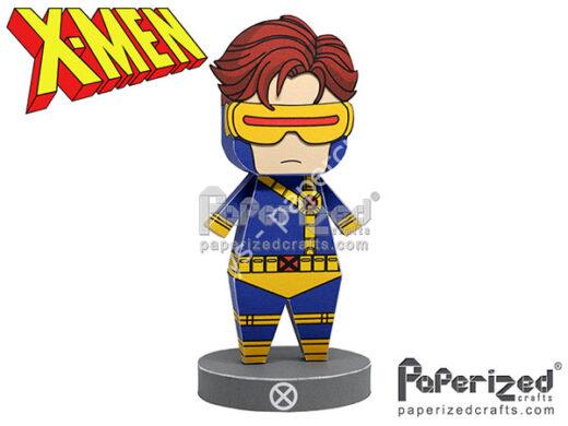 Mô hình giấy X-Men: Cyclops Paperized - đồ chơi giấy thủ công PaperCraft VN