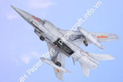 Mô hình giấy Nanchang Q/A-5 – Two-Seater - đồ chơi giấy thủ công PaperCraft VN
