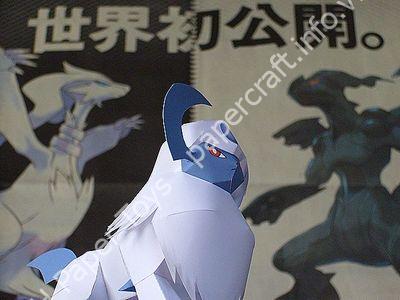 Mô hình giấy Absol (Pokémon) - đồ chơi giấy thủ công PaperCraft VN