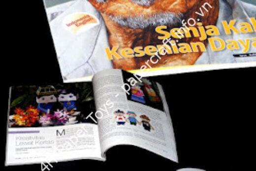 Mô hình giấy my papertoy in Arti Magazine ( Jakarta ) - đồ chơi giấy thủ công PaperCraft VN