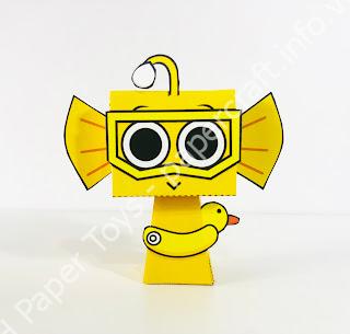 Mô hình giấy Bailey Sprunki Retake Papercraft - đồ chơi giấy thủ công PaperCraft VN