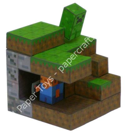 Mô hình giấy Minecraft (Beta) - ảnh 2 - đồ chơi giấy thủ công PaperCraft VN