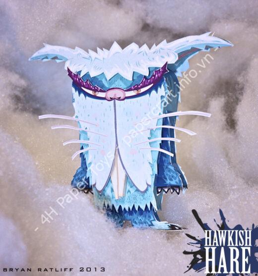 Mô hình giấy Hawkish Hare - đồ chơi giấy thủ công PaperCraft VN