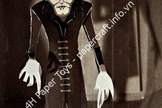 Mô hình giấy Nosferatu - đồ chơi giấy thủ công PaperCraft VN