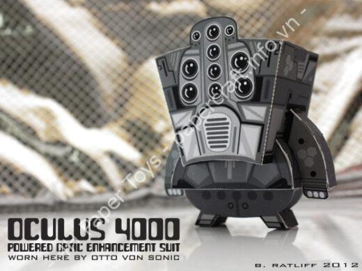 Mô hình giấy Oculus 4000 : Powered Ocular Enhancement Suit - đồ chơi giấy thủ công PaperCraft VN