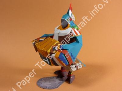 Mô hình giấy Kass (The Legend of Zelda: Breath of the Wild) - đồ chơi giấy thủ công PaperCraft VN