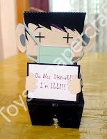 Mô hình giấy Do Not Disturb! Papertoy - đồ chơi giấy thủ công PaperCraft VN