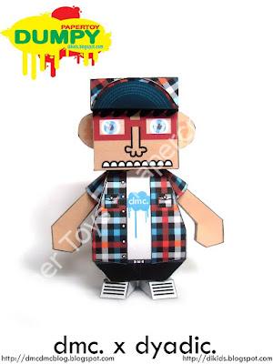 Mô hình giấy DMC Dumpy - đồ chơi giấy thủ công PaperCraft VN