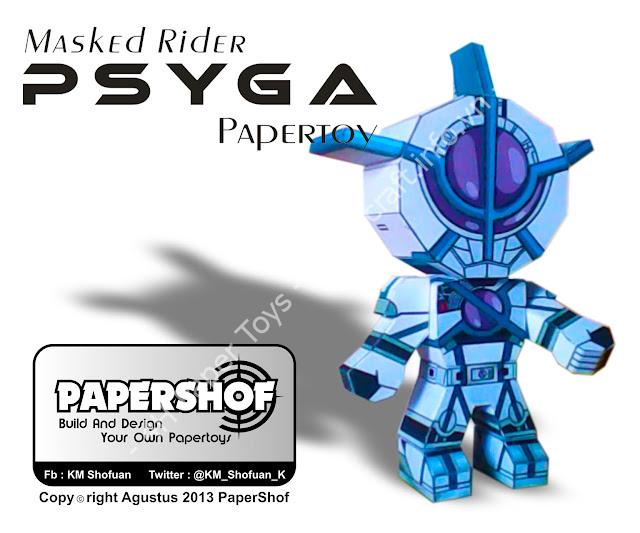 Mô hình giấy Kamen Rider Psyga