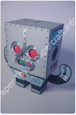 Mô hình giấy EL SR. ROBOTO. - đồ chơi giấy thủ công PaperCraft VN