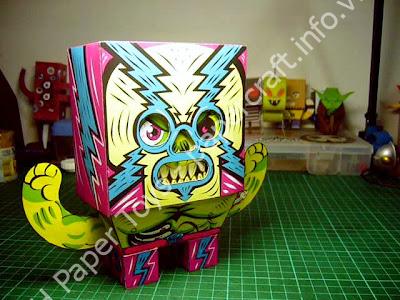 Mô hình giấy EL MUERTO - đồ chơi giấy thủ công PaperCraft VN