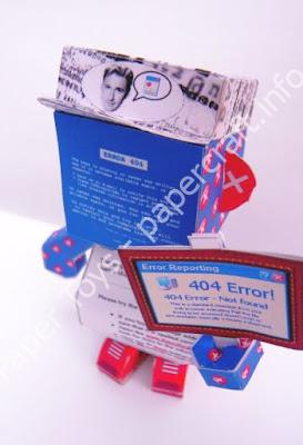 Mô hình giấy ErroR Flynn & Pippi Longstocking ( Dumpy custom from Anna & Henk ) - đồ chơi giấy thủ công PaperCraft VN