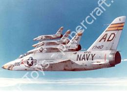 Mô hình giấy Grumman F11F-1 Tiger – VF-21 Machbusters (Long nose) U.S. Navy, NAS Oceania, 1958 - ảnh 2 - đồ chơi giấy thủ công PaperCraft VN