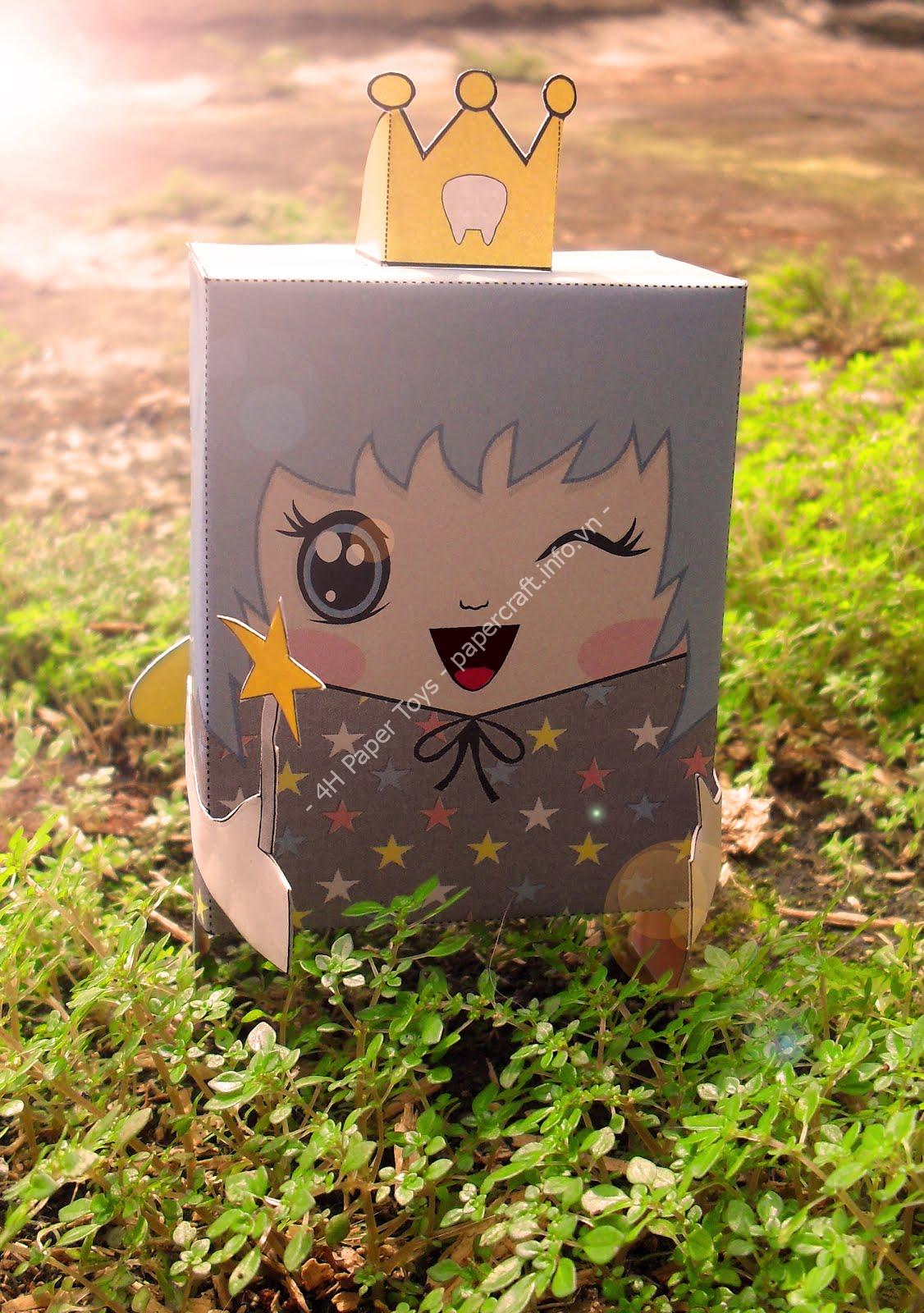 tooth fairy papertoy