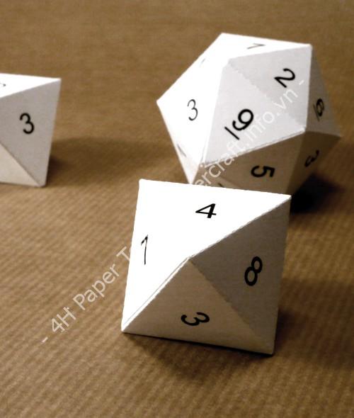 Mô hình giấy Practice multiplication tables - đồ chơi giấy thủ công PaperCraft VN