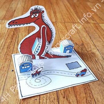 Mô hình giấy di costruzione - đồ chơi giấy thủ công PaperCraft VN