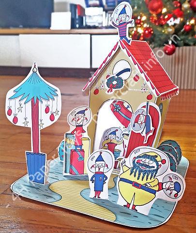 Mô hình giấy di costruzione - đồ chơi giấy thủ công PaperCraft VN