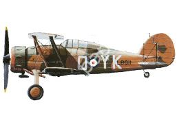 Mô hình giấy Gloster Gladiator – Royal Air Force Egypt, 1940, flown by “Pat” Pattle Download zipped pdf / 1 page / 1.6mb / downloaded 2119 times - đồ chơi giấy thủ công PaperCraft VN