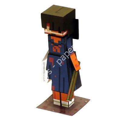 Mô hình giấy High School Boss Girl (Sukeban) - ảnh 2 - đồ chơi giấy thủ công PaperCraft VN