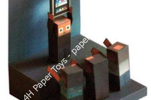 Mô hình giấy iPaw (chế nhạo sản phẩm Apple) - ảnh 2 - đồ chơi giấy thủ công PaperCraft VN