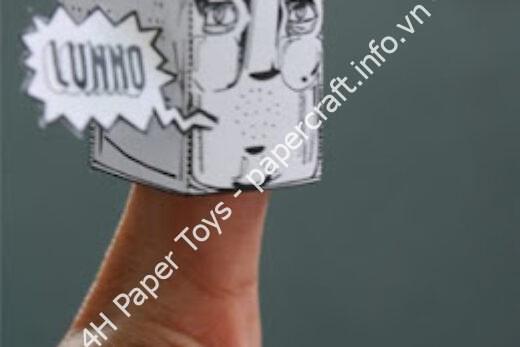 Mô hình giấy Lunno papertoy - đồ chơi giấy thủ công PaperCraft VN