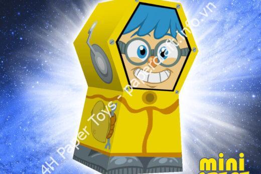 Mô hình giấy mini space mechanic – papertoys clemper - ảnh 2 - đồ chơi giấy thủ công PaperCraft VN