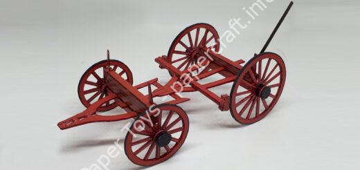 1800 CONESTOGA WAGON – Paper model 1/35 scale - đồ chơi giấy thủ công PaperCraft VN
