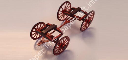 1830 Royal Mail Coach – Paper model 1/35 scale - đồ chơi giấy thủ công PaperCraft VN