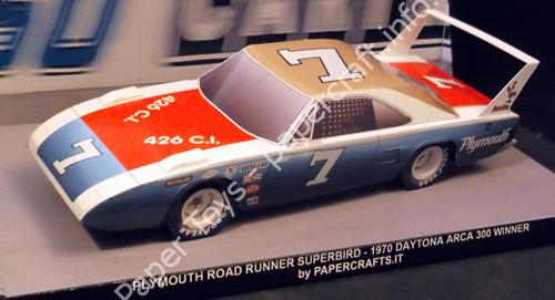 1970 Plymouth Superbird Papercraft - đồ chơi giấy thủ công PaperCraft VN