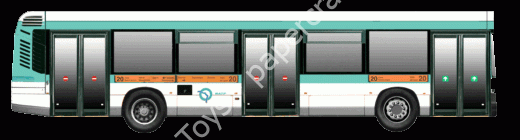 4 New bus models in the download section - đồ chơi giấy thủ công PaperCraft VN