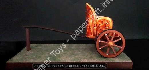 6 th CENTURY B.C. ETRUSCAN CHARIOT – Paper model 1/18 scale - đồ chơi giấy thủ công PaperCraft VN